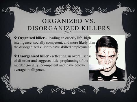 Richard Trenton Chase (also known as The Vampire of Sacramento) and the iconic serial murderer Jack the Ripper are both great examples of a disorganized serial killer. . Examples of disorganized serial killers
